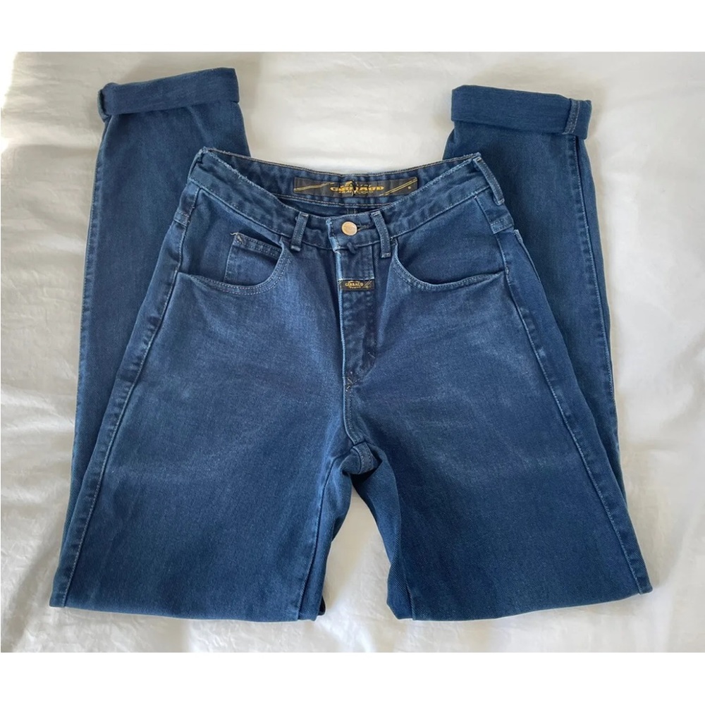 Vintage Marithe Francois Girbaud Women's High Rise Mom Jeans Blue Size 5/6 25